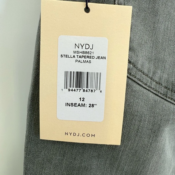 NYDJ Stella Ankle Tapered Lift Tuck Jeans Size 12 - Picture 8 of 16